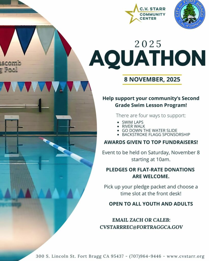 CV Starr Aquathon 2025 event flyer image