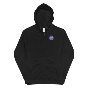 Unisex fleece zip up hoodie